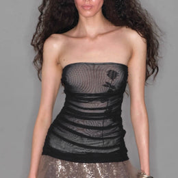 Women Strapless Tube Top