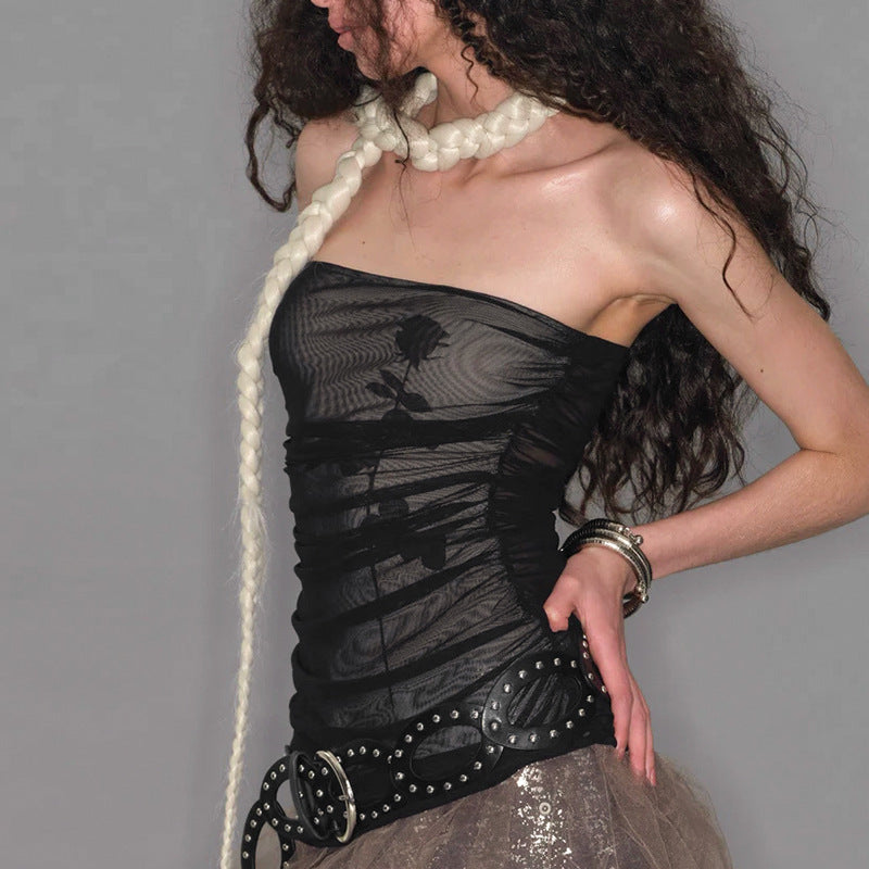 Women Strapless Tube Top
