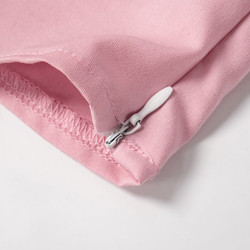 StyleCast Pink Sweetheart Neck Sleeveless Top