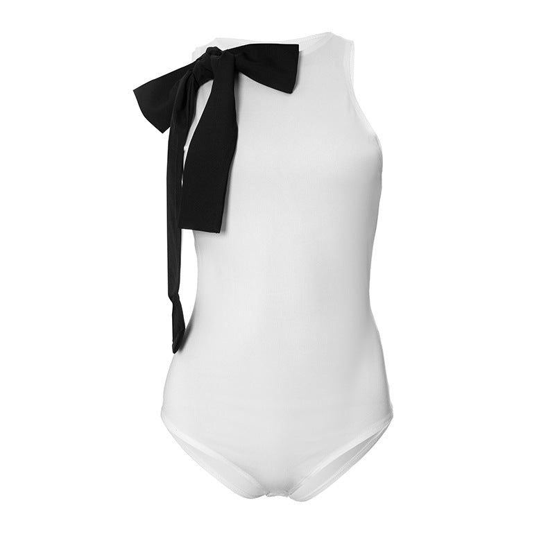 Women Solid High Neck Party Top