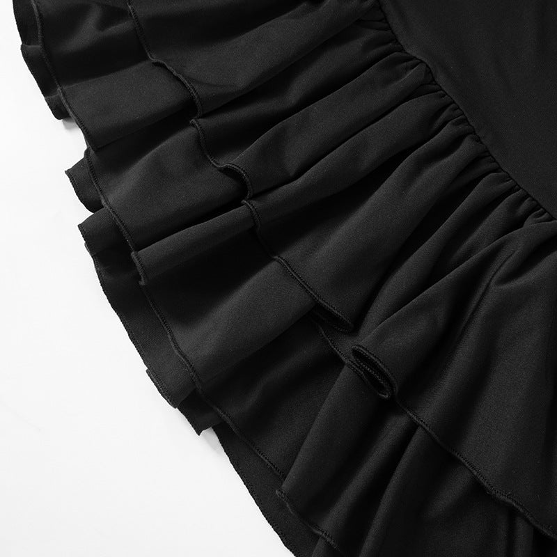 Boat Neck Sleeveless Layered Sheath Dress