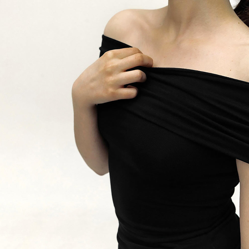 Women Solid Off-Shoulder Top