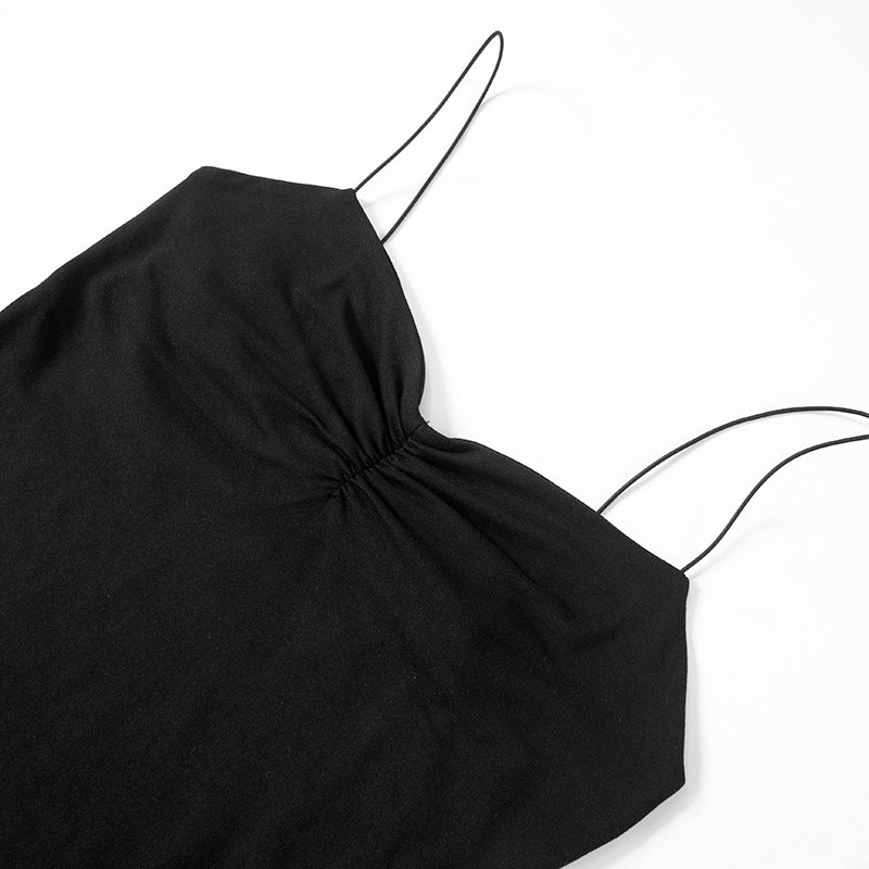 Solid Shoulder Strape Top