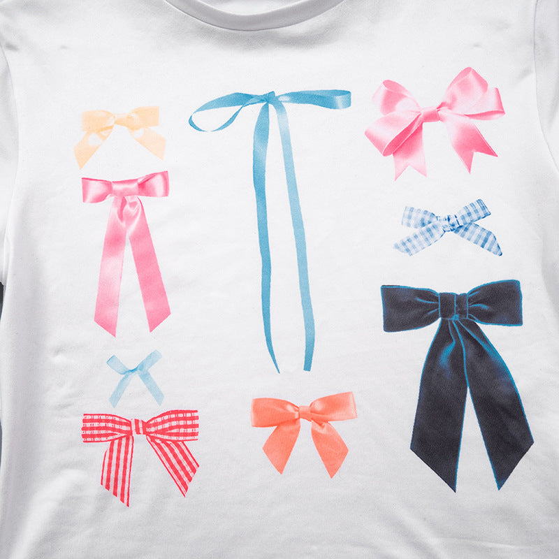 Women Graphic Printed Round Neck Polyester Top