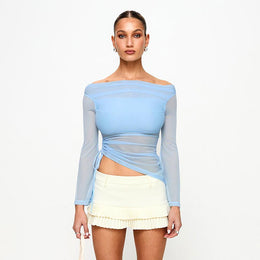 Women Off-Shoulder Long Sleeves Top