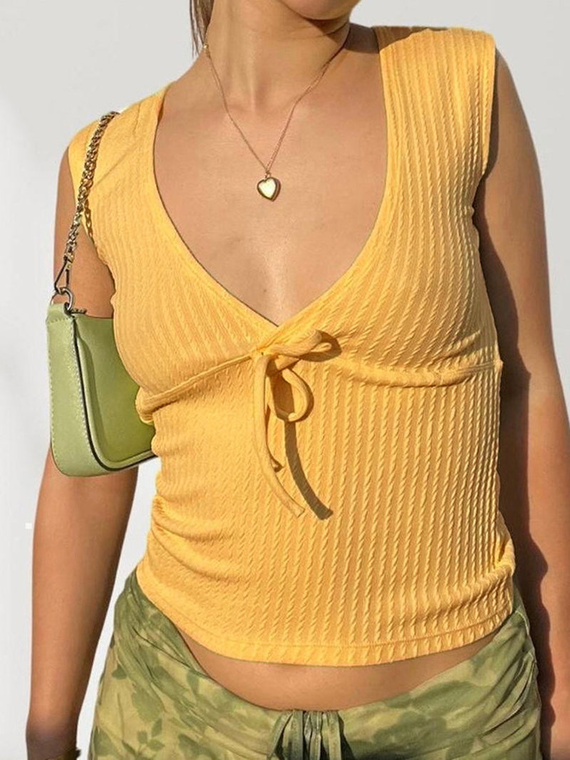 Women Solid Wrap Regular Top