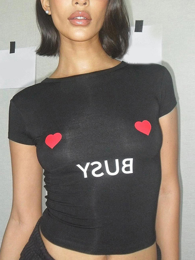 Women Printed Tank Crop Top