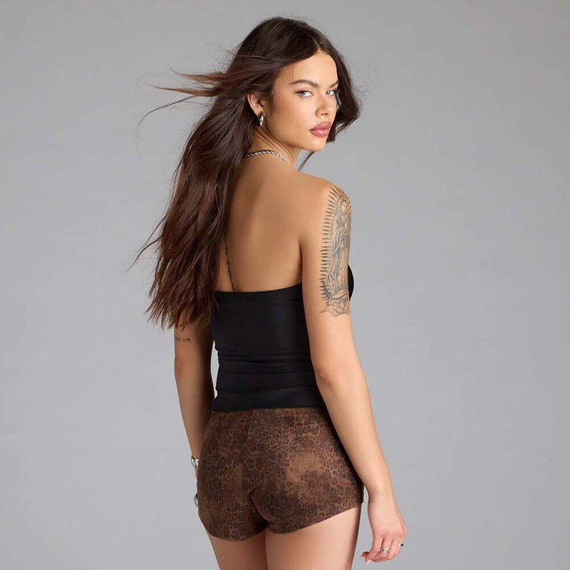 Strapless Tank Crop Top