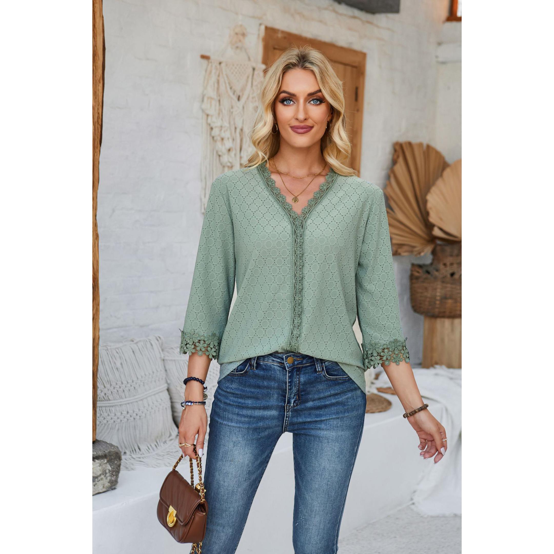 Women Schiffli Top