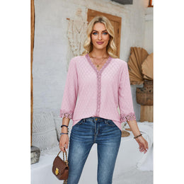 Women Self Design Applique Top