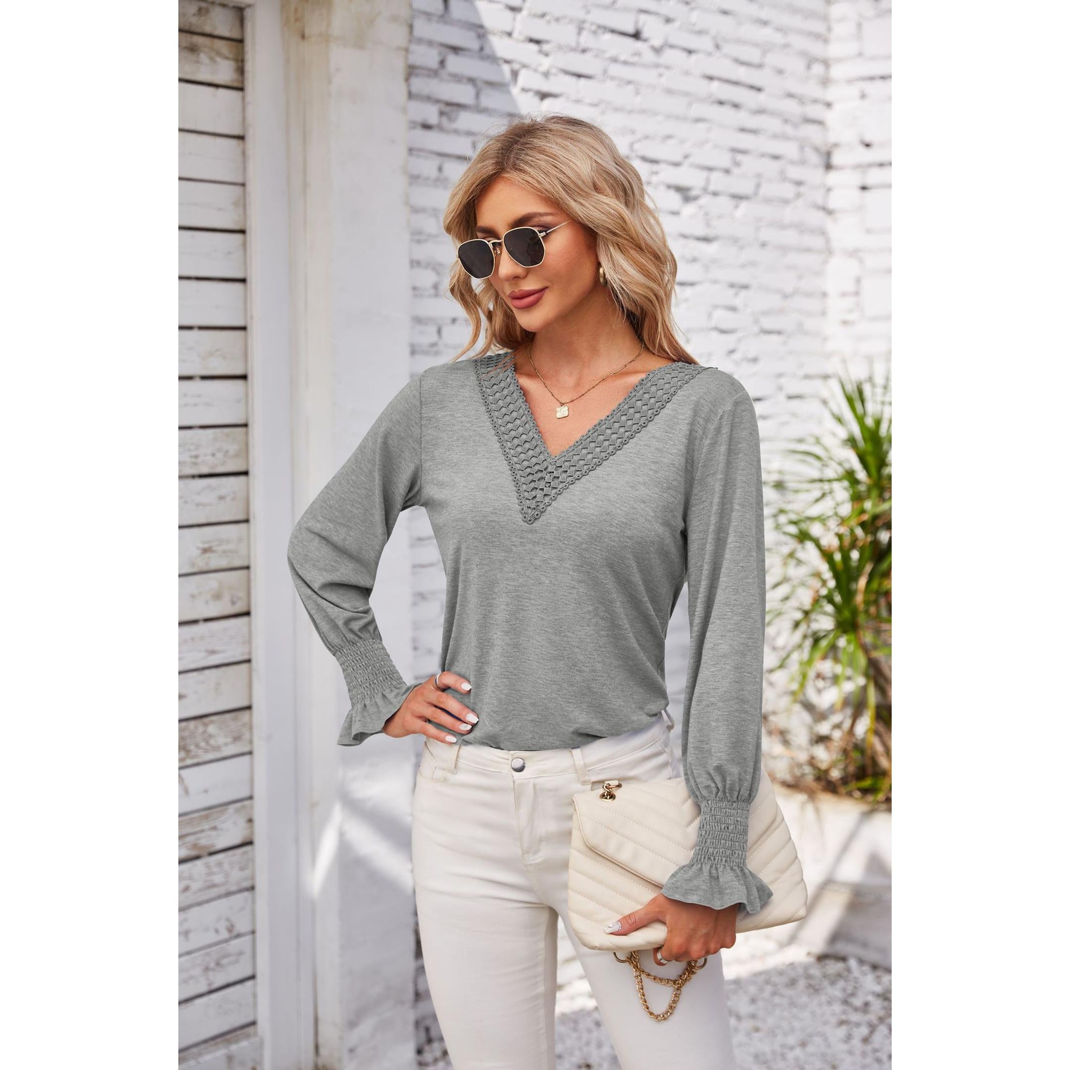 Women V-Neck Top