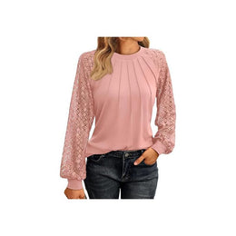 Women Solid Round Neck Top