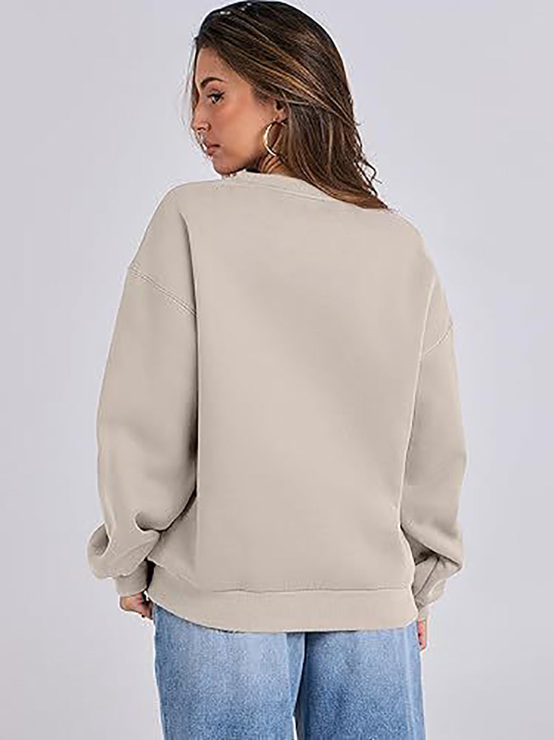 Women Solid Sweatshirt