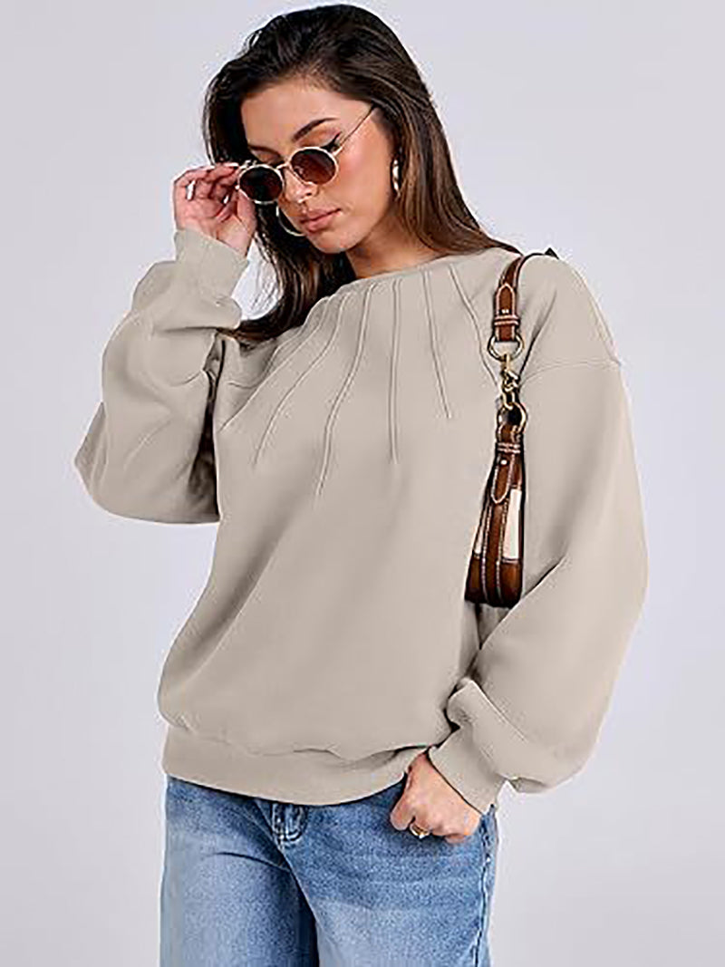 Women Solid Sweatshirt