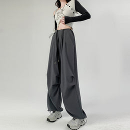 Women Regular Fit Parachute Trousers