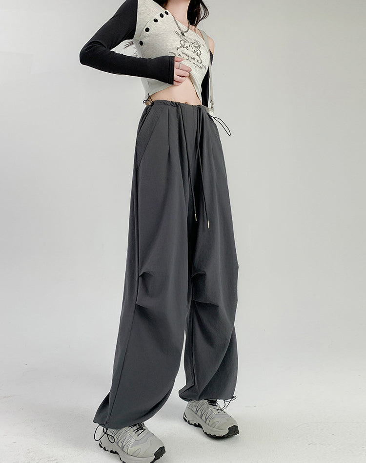Women Regular Fit Parachute Trousers