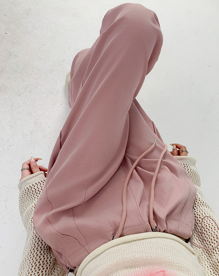 Women Solid Parachute Trousers