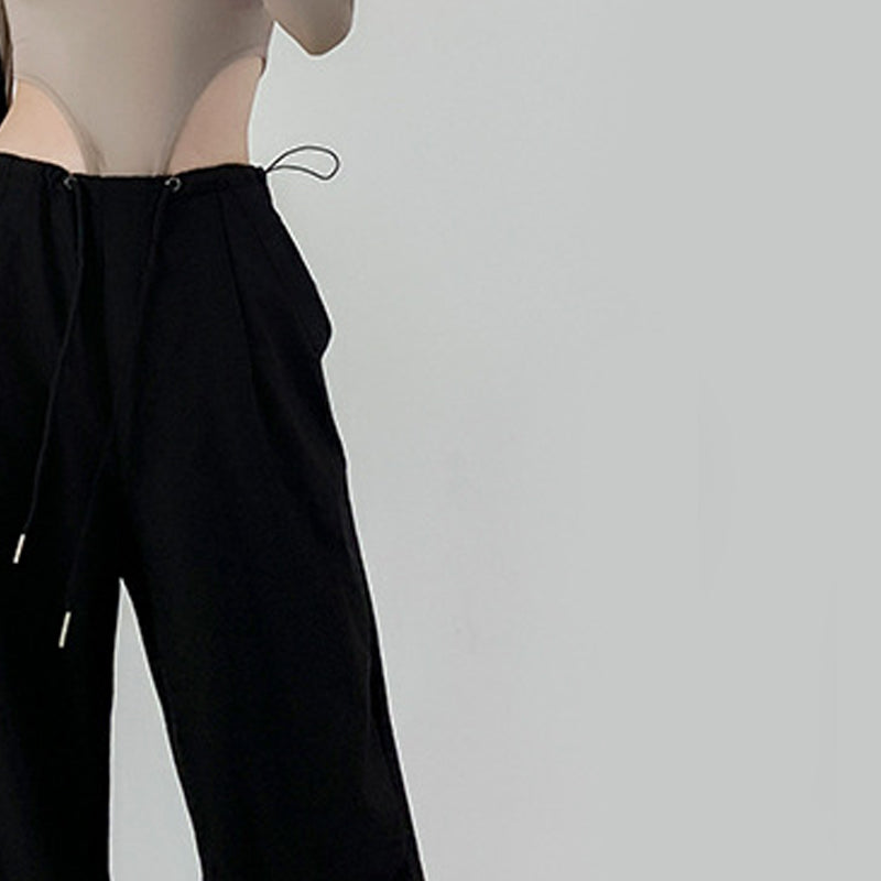 Women Loose Fit Wrinkle Free Regular Trousers