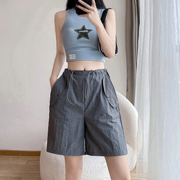 Women Loose Fit Outdoor Chino Shorts
