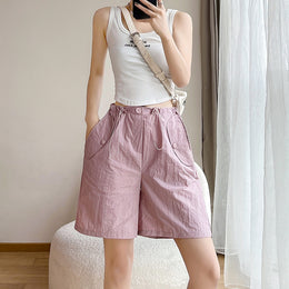 Women Loose Fit Outdoor Chino Shorts