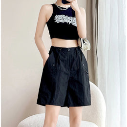 Women Loose Fit Rapid-Dry Outdoor Chino Shorts