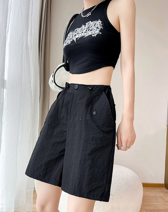 Women Loose Fit Rapid-Dry Outdoor Chino Shorts