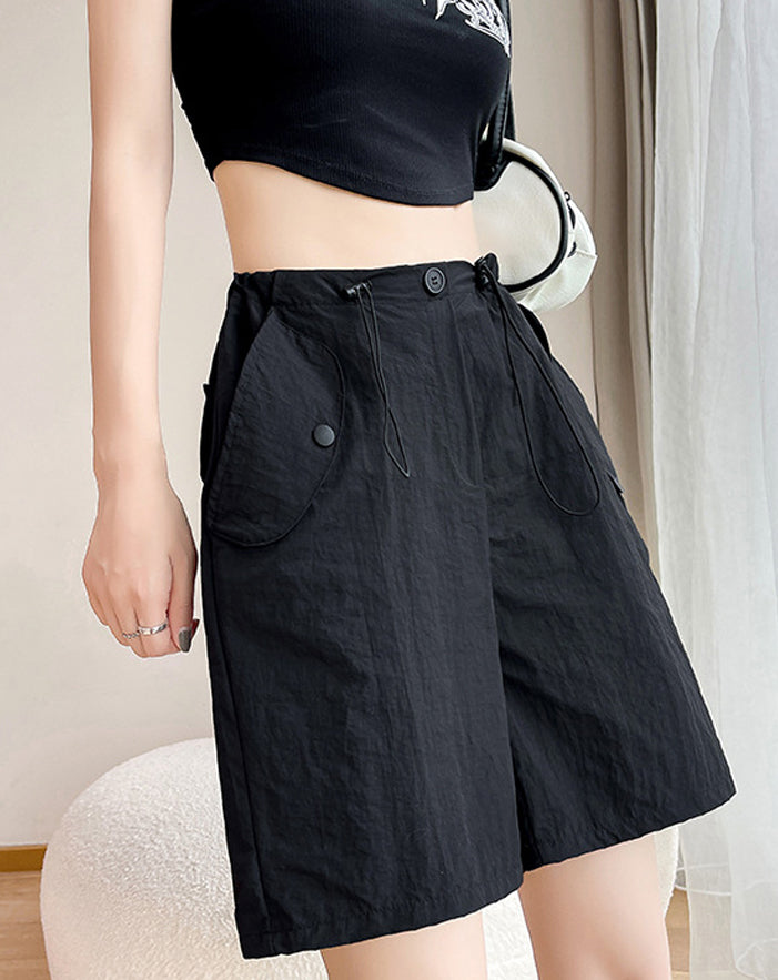 Women Loose Fit Rapid-Dry Outdoor Chino Shorts