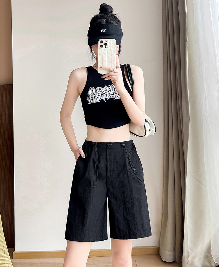 Women Loose Fit Rapid-Dry Outdoor Chino Shorts