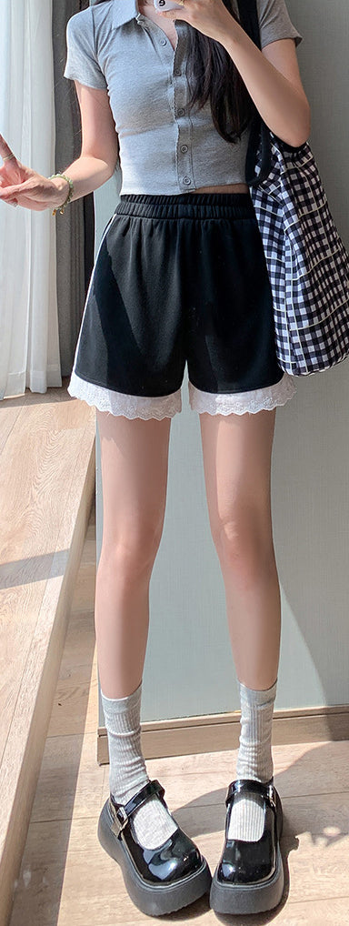 Women Solid Chino Shorts
