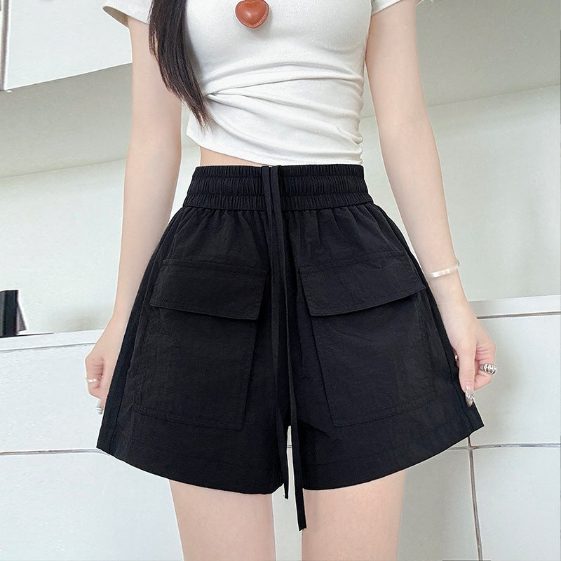 Women Regular Fit Mid-Rise Cargo Shorts