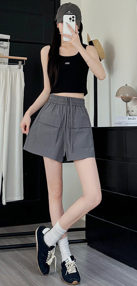 Women Regular Fit Cargo Shorts