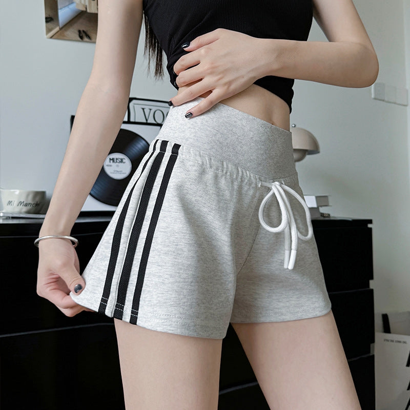 Women Side Striped Mid-Rise Regular Shorts