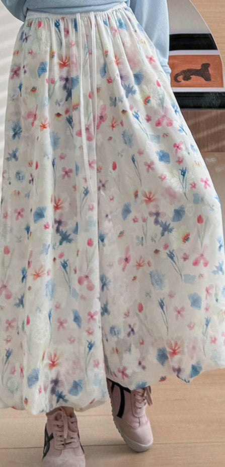 Women Floral Printed Loose Fit Wrinkle Free Trousers