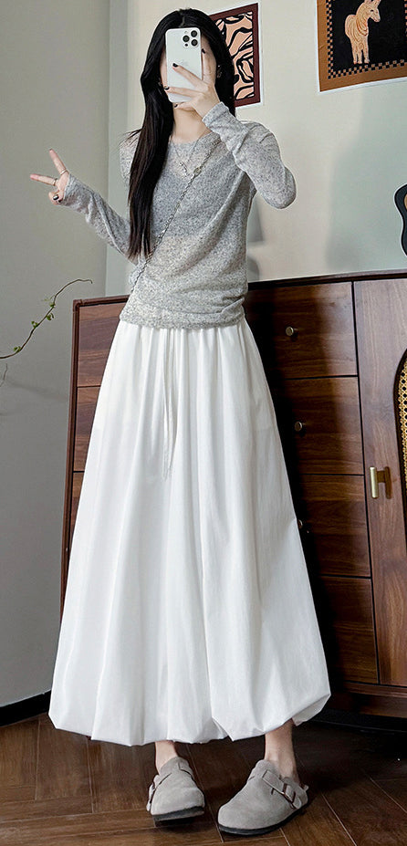 Women Solid  Loose Fit Pleated Culottes Trousers