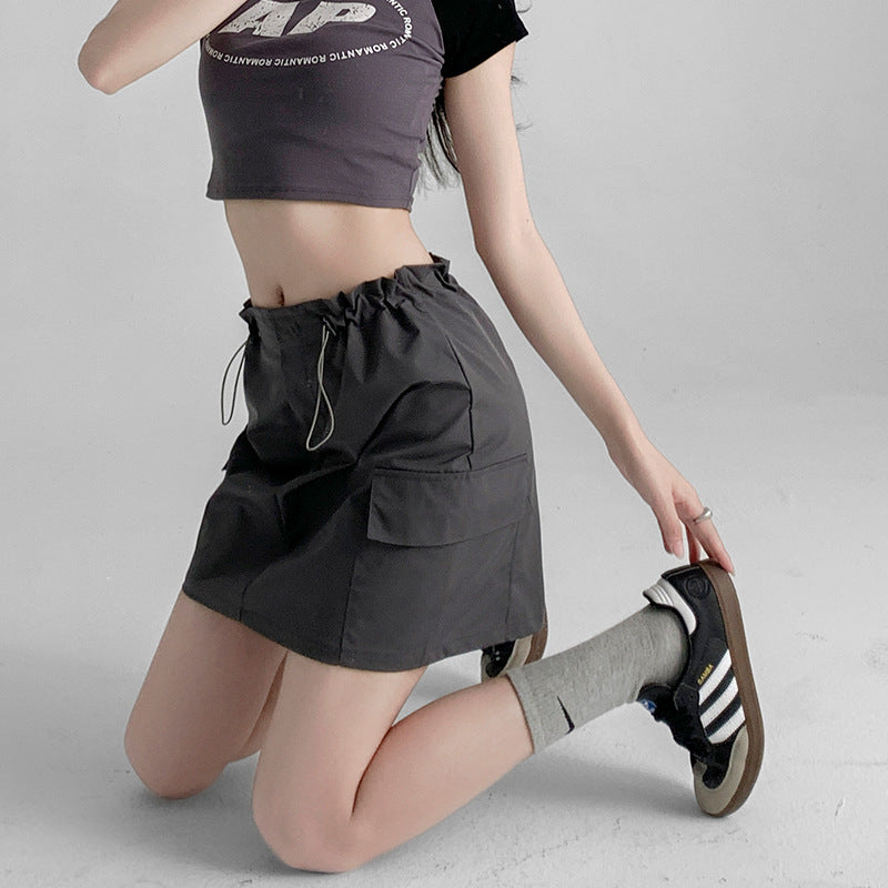 Straight Mini Skirt