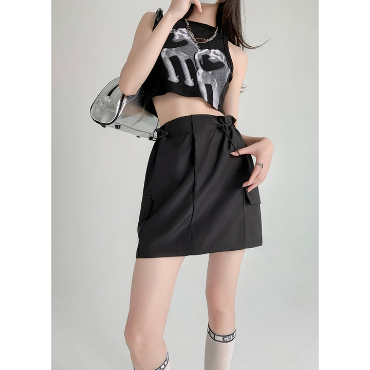 Straight Mini Skirt