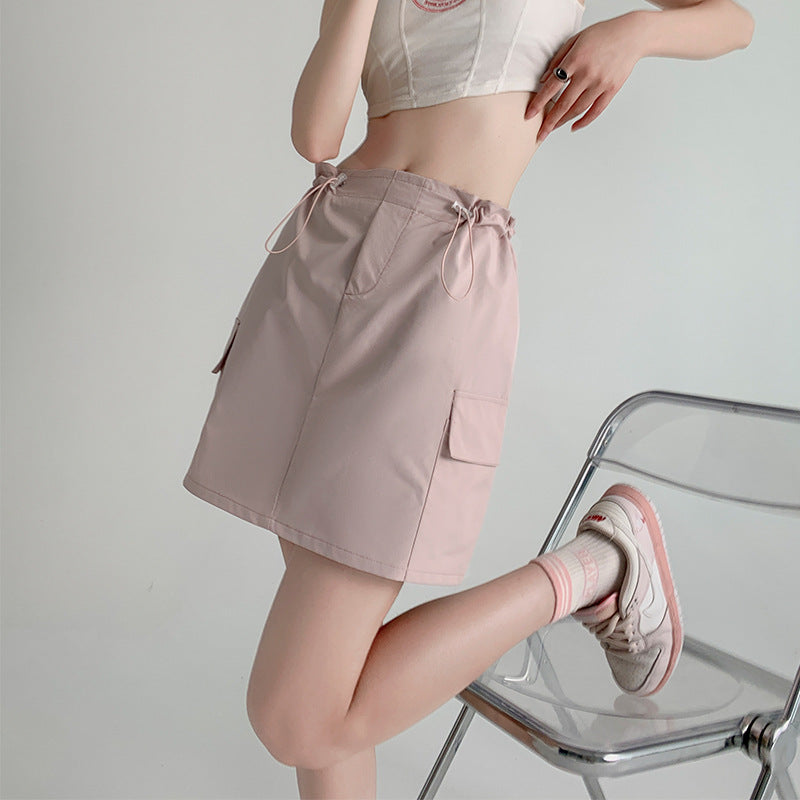 A-Line Straight Mini Skirt