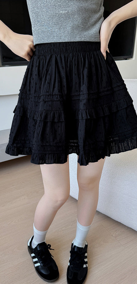 Pure Cotton A-Line Mini Skirt
