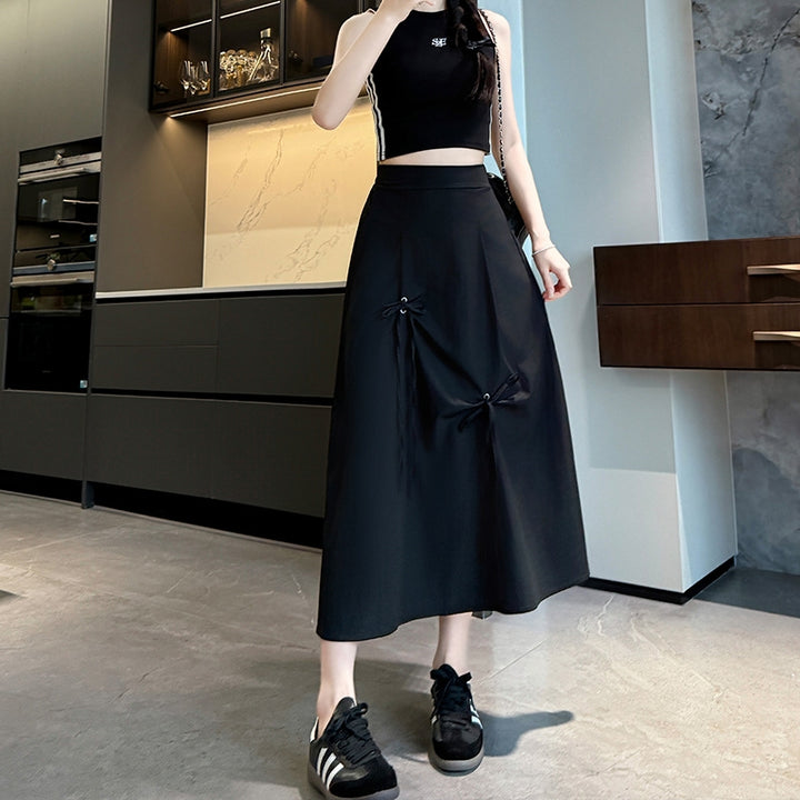Flared Maxi Skirt
