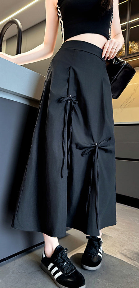 Flared Maxi Skirt