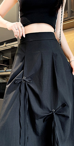 Flared Maxi Skirt