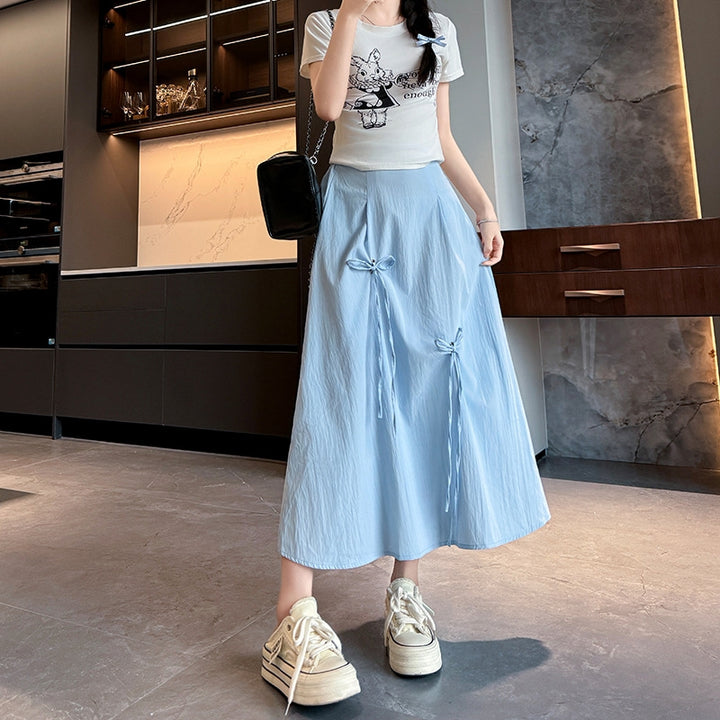 Flared Maxi Skirt