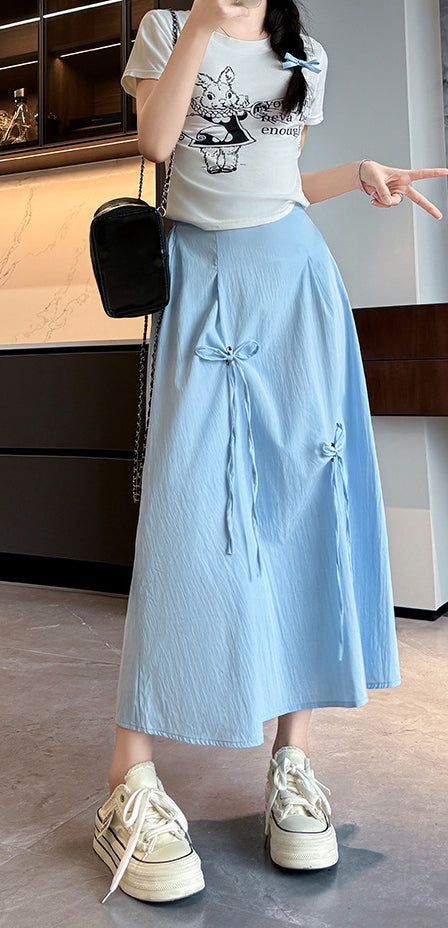 Flared Maxi Skirt