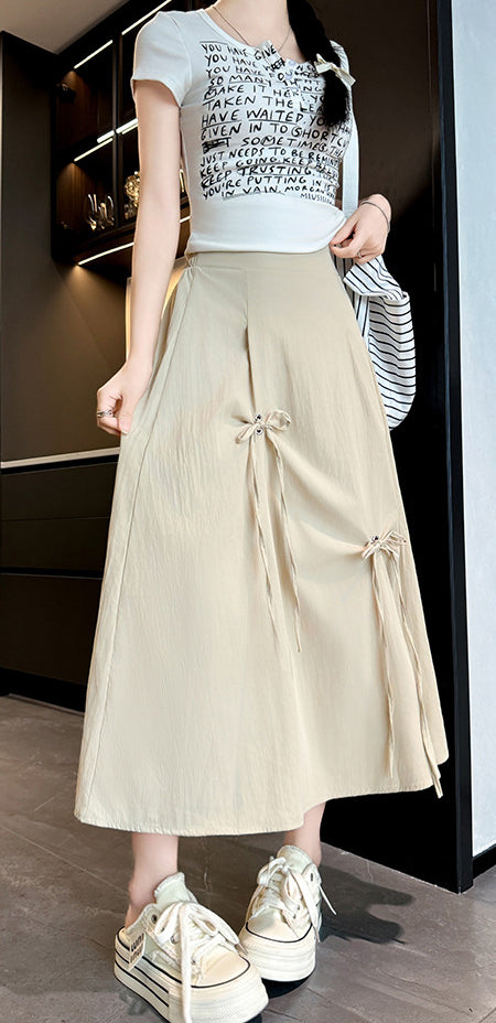 Flared Maxi Skirt
