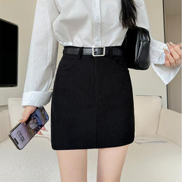 Solid Pencil Skirt