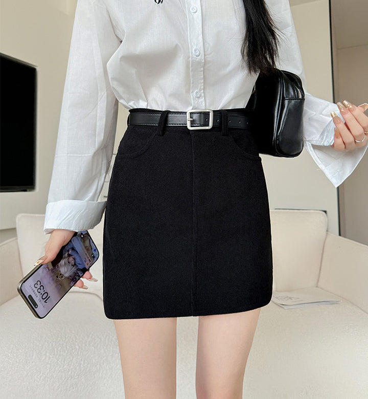 Solid Pencil Skirt