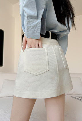 Solid Pencil Skirt