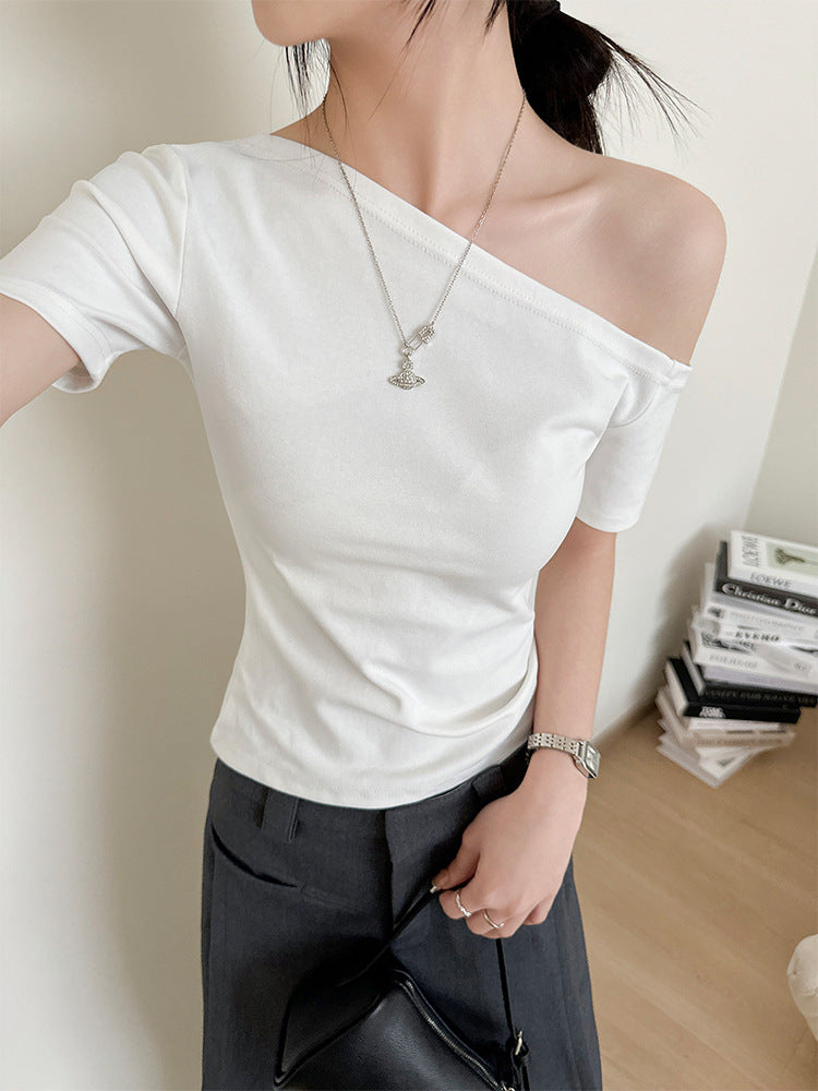 One Shoulder Crop Top