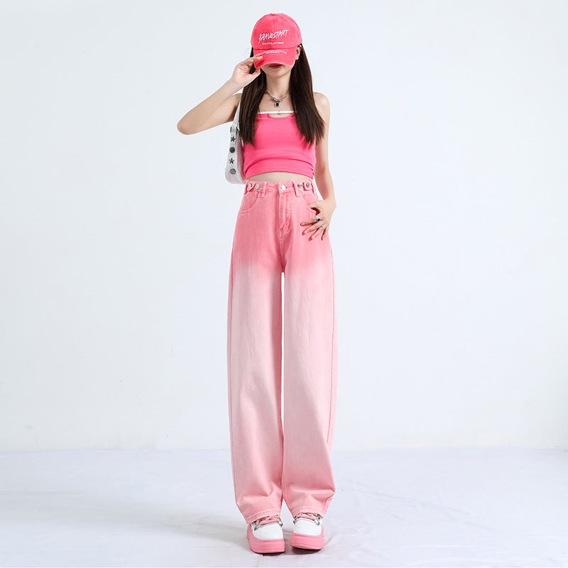 Women Flared Heavy Fade Jeans