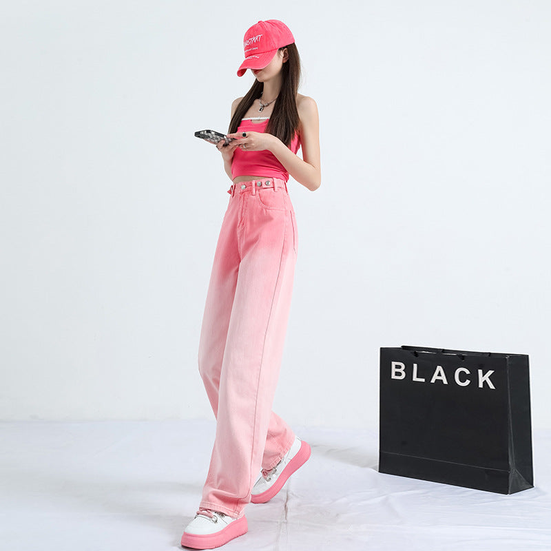 Women Flared Heavy Fade Jeans